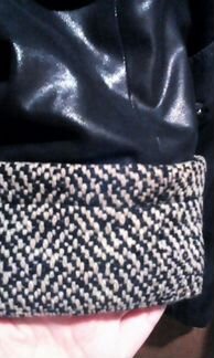 Куртка 54 длинная чёрная женская