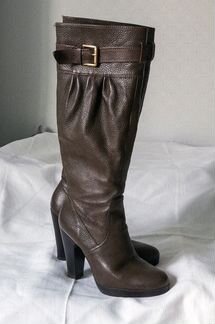 Кожаные сапожки