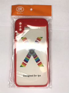 Чехол с прозрачной крышкой для iPhone x/xs