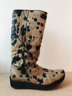 Детские меховые сапоги из пони