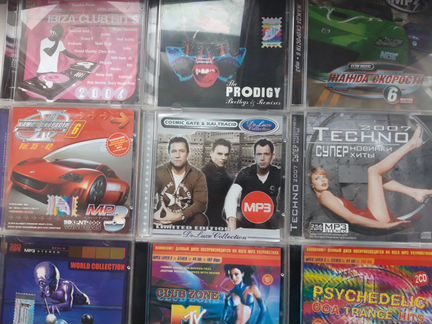 Диски mp-3 c клубной dance музыкой