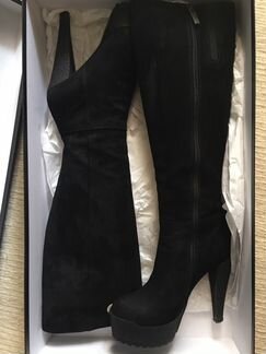 Сапоги замшевые Nursace