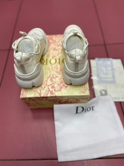 Dior d-connect белые новые женские кроссы