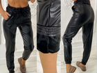 Кожаные леггинсы, кожаные штаны женские 42-44