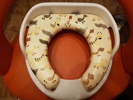 Детское сиденье для унитаза Baby Care с ручками