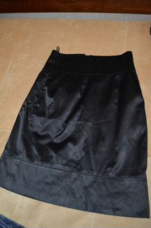 Юбки черные их2 шт разм 44