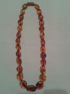 Бусы из натур.янтаря дл.62 см нов
