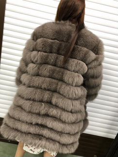 Шуба из песца