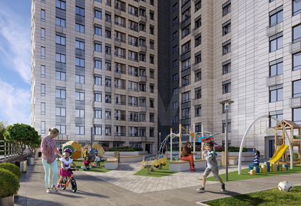 1-к квартира, 41.3 м², 9/24 эт.