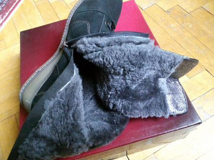 Полусапожки зимние на натуральном меху рр39-40
