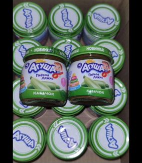 Овощное пюре агуша (кабачок, морковь)