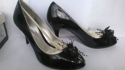Новые Роскошные Туфли Италия Кожа/Лак 38-38,5