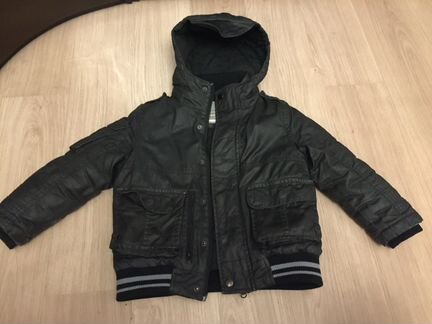 Куртка next, серая, б/у, осень