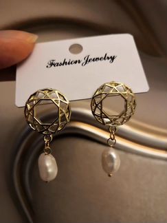 Серьги с жемчугом