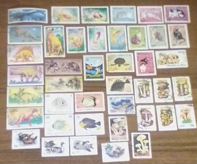 Коллекция марок (120шт)
