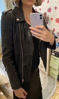 Кожаная куртка «Снежная королева»