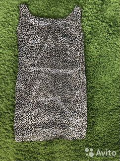 Платье леопардовое