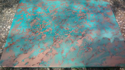 Сетчатая бирюза с медью» на заказ