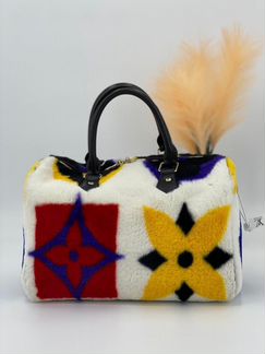 Сумка женская louis vuitton мех