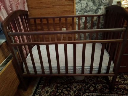 Кроватка 12060 с матрасом