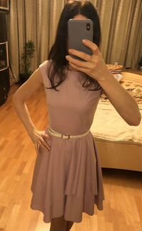 Платье лавандового цвета