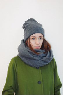 Комплект: снуд и шапка
