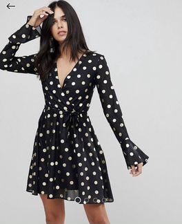 Платье с запахом ASOS