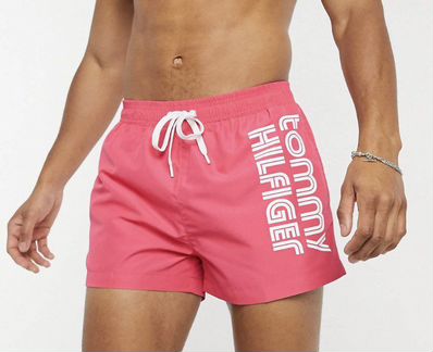 Шорты tommy hilfiger розовые