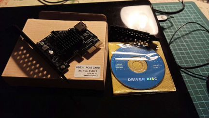 Pci-e модуль-выход на корпусный USB 3.1 type-e