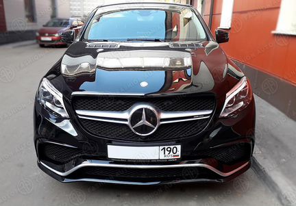Бампер передний 63 амг мерседес гле купэ 292 c 292