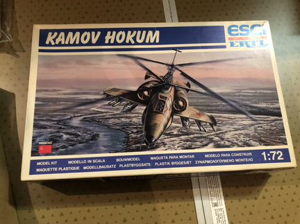 Сборная модель вертолёта 1:72 kamov hokum