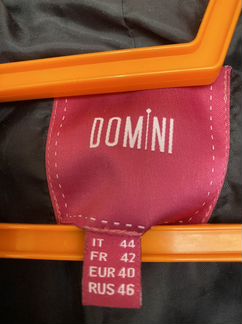 Шерстяное чёрное пальто Domini