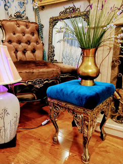 Трио.Германия.антиквариат,видео,зеркало,столик,пуф