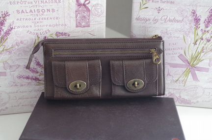 Женский клатч / кошелек, кожаный