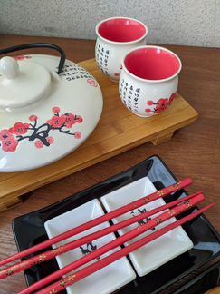Чайный набор + набор для суши