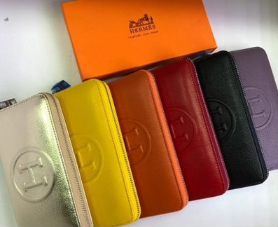 Кошелек Hermes К сумке Гермес Кожа Новый