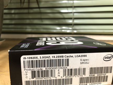 Процессор Intel Core i9 10920X (Новый)