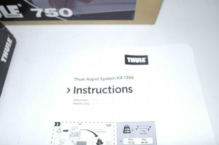 Багажник Thule 750 Б/У на Nissan Note