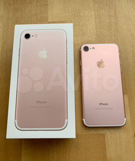 Телефон iPhone 7 rose gold 128 Gb