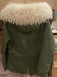 Парка женская с натуральным мехом