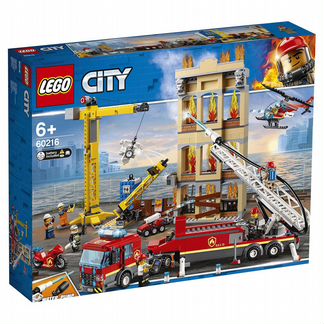 Новый Lego City 60216 Центральная Пожарная Станция