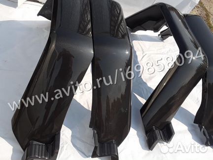 Арки карбон для 4x4 G class W463 Brabus