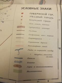 Старинная карта Урала и Приуралья