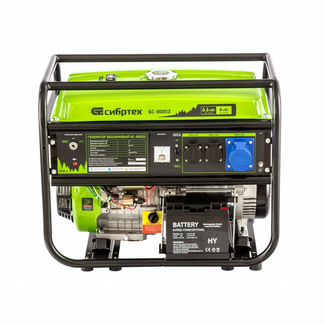 Генератор бензиновый бс-8000Э, 6,6 квт