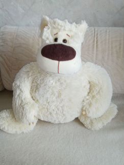 Мягкая игрушка белый медведь 50 см