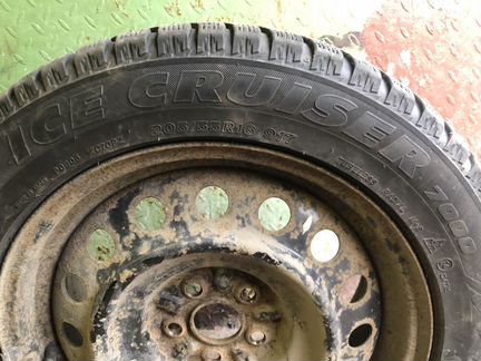 Зимняя резина Bridgestone ice cruiser 7000 205/55