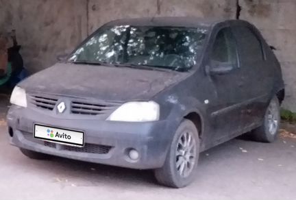 Renault Logan 1.4 МТ, 2007, битый, 154 000 км