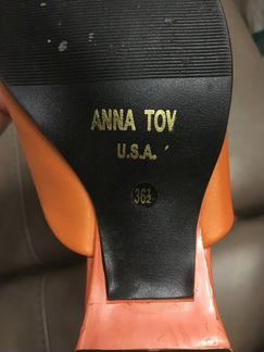 Оранжевые туфли Anna Tov