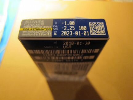 Контактные линзы Acuvue Oasys