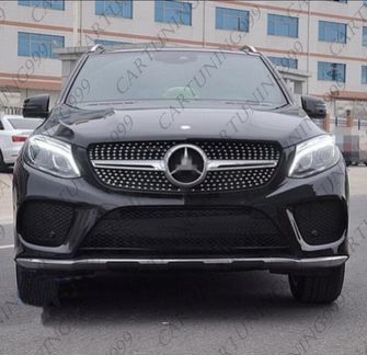 Решетка Diamond Sport Mercedes GLE серебро
